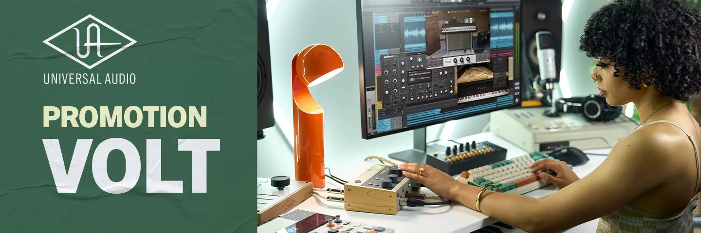 � l�achat de toute interface Volt USB, obtenez EN PRIME cinq plugiciels UAD!